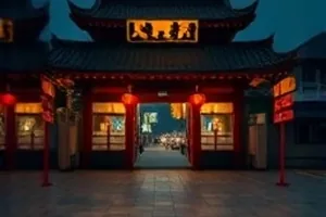 老街的裁缝封面，老式缝纫机与量衣尺